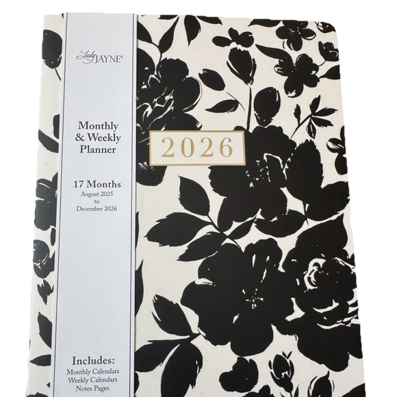 Lady Jayne | Office | Lady Jayne 226 Monthly Weekly Planner Black And ...
